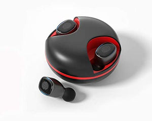Wireless Earphones Earbuds for Girls Fasion with Spin Cover Case Wireless TWS in-Ear Headphones Bluetooth 5.1 Stereo with UFO Rotatable Cover Charging Case Waterproof 25H Playtime Built-in Mic with Touch Control