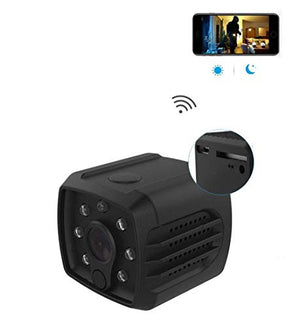 Versatile Dash Cam WiFi with Battery Rear View Camera 1080P with Magnet Audio Support SD Card Recording Motion Detection/Night Vision for Smart Phone/Pad/PC Mini Hidden Camera Baby Monitor Nanny Cam