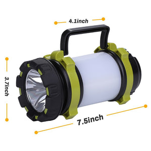 USB Rechargeable LED Torch Outdoor Powerful Flashlight Lantern  LED Spotlight Searchlight Torch Bright Emergency Camping Light