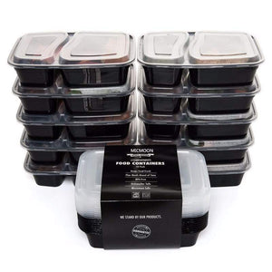 Food Storage Containers Stackable With Lids - SET OF 10