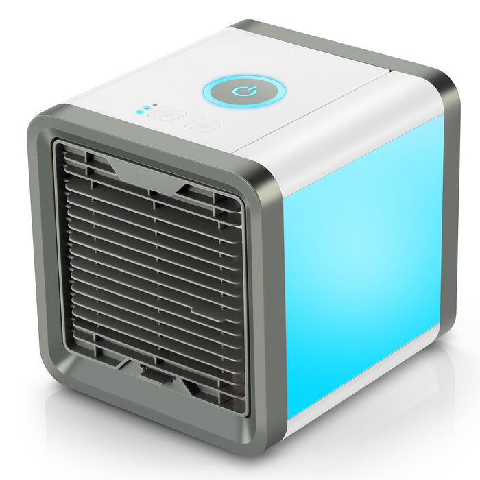 Portable Air Conditioner USB Fan, 3 in 1 Personal Space Air Cooler, Humidifier, Purifier, Desktop Cooling Fan Personal Table Fan Used Office Home Kitchen