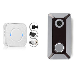 KuDiff V6 HD 720P Video Door Bells Wireless WiFi Smart Doorbell Waterproof IP Door Chime Visual Intercom for Home Security Camera