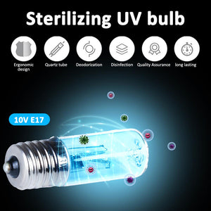 UVC Bulb Germicidal Light T5 Tube UVC Sterilizer Kill Dust Mite Eliminator UV Quartz lamp For Bedroom /Hospital Ozone Lamp Bulb