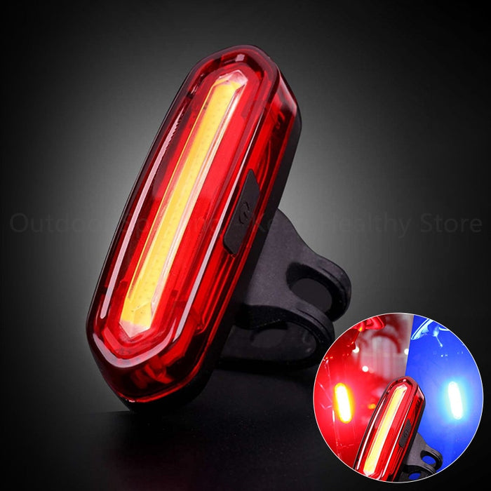 Bike Taillight Waterproof Riding Rear light Led Usb Chargeable Mountain Bike Cycling Light Tail-lamp Bicycle Light