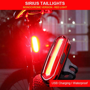 Bike Taillight Waterproof Riding Rear light Led Usb Chargeable Mountain Bike Cycling Light Tail-lamp Bicycle Light
