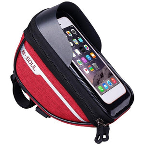 Bicycle Frame Front Tube Bag Portable Waterproof Practical Touch Screen Phone Holder MTB Bike Handlebar Cell Mobile Phone Bag
