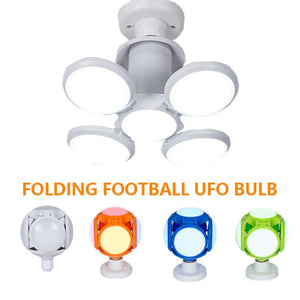 Folding Football UFO Bulb 5-leaf 30W Highlight Bulb E27